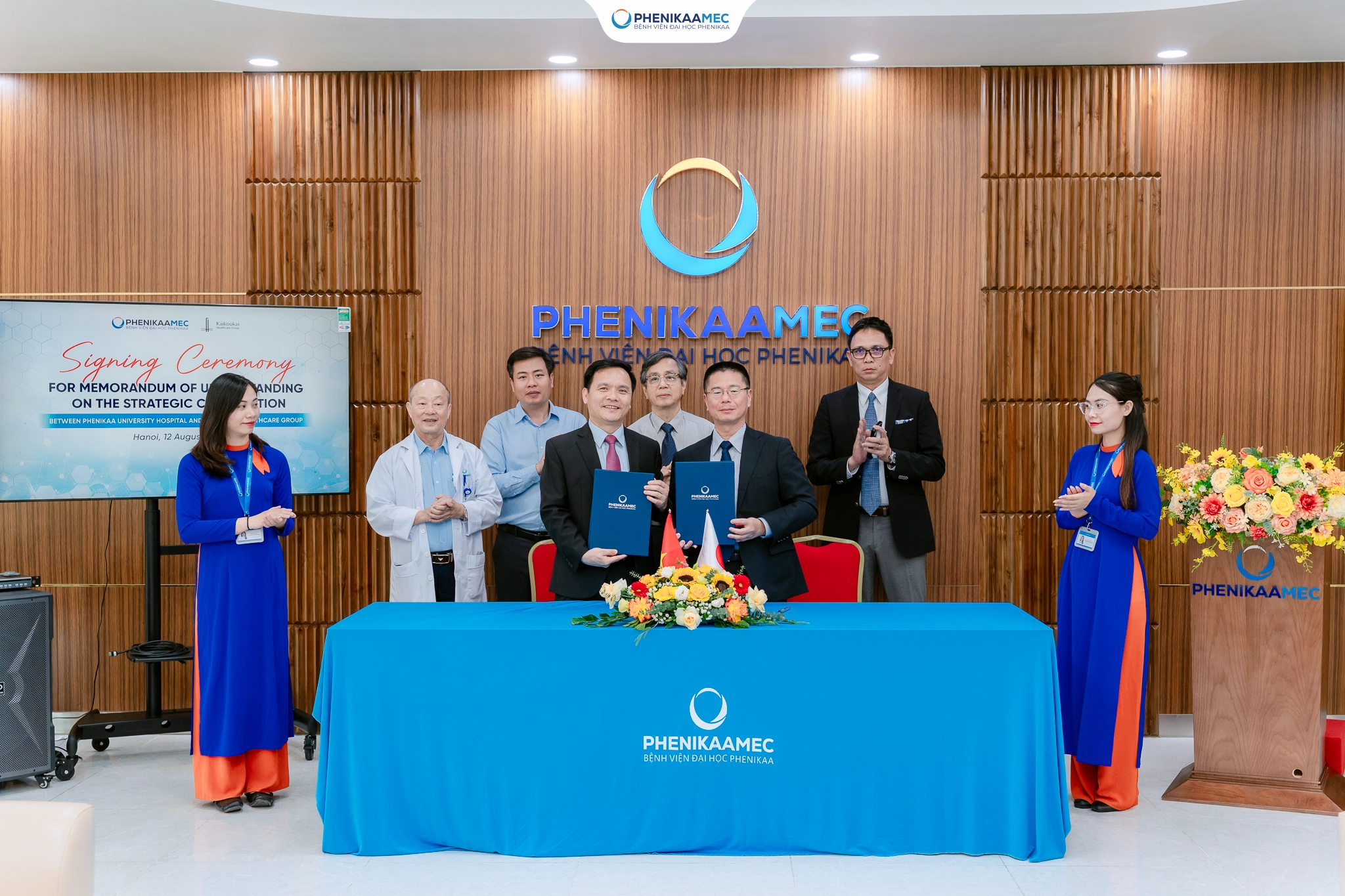 Bệnh viện Đại học Phenikaa và Tập đoàn Y tế Kaikoukai (Nhật Bản) ký kết hợp tác chiến lược 